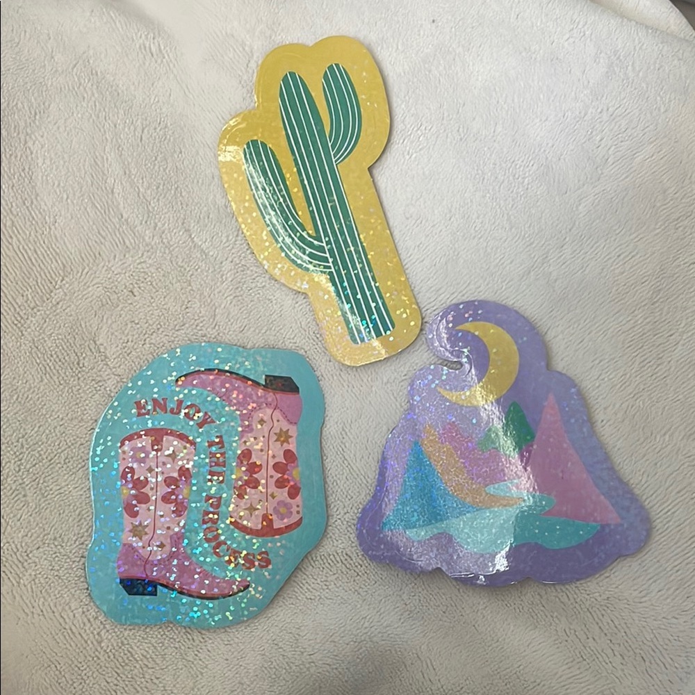 Colorful Glitter Sticker Set
